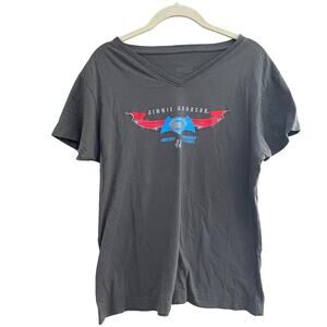 Jimmie Johnson 2015 Nascar Superman V Neck Gray 48 Shirt-Size Medium